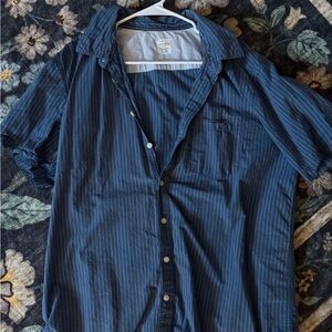 Old Navy Blue Casual Button Down Shirt